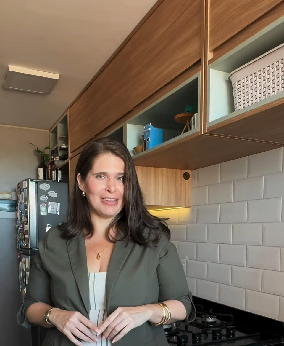 Natália Cristina em um projeto de interiores assinado por ela